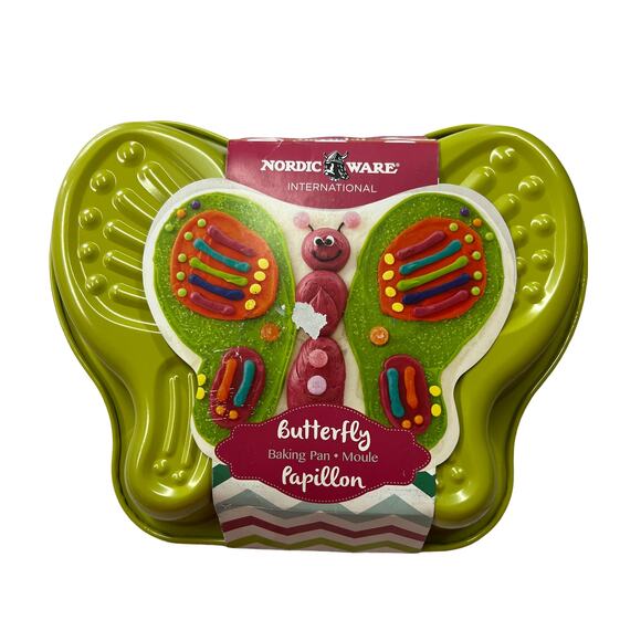NWB Nordic Ware International Metal Butterfly Baking Pan - Picture 1 of 3